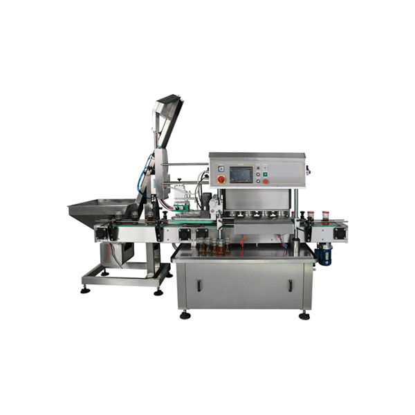 Nag-twisto ng Jar Jar ng Glass Jar Vacuum Capping Machine