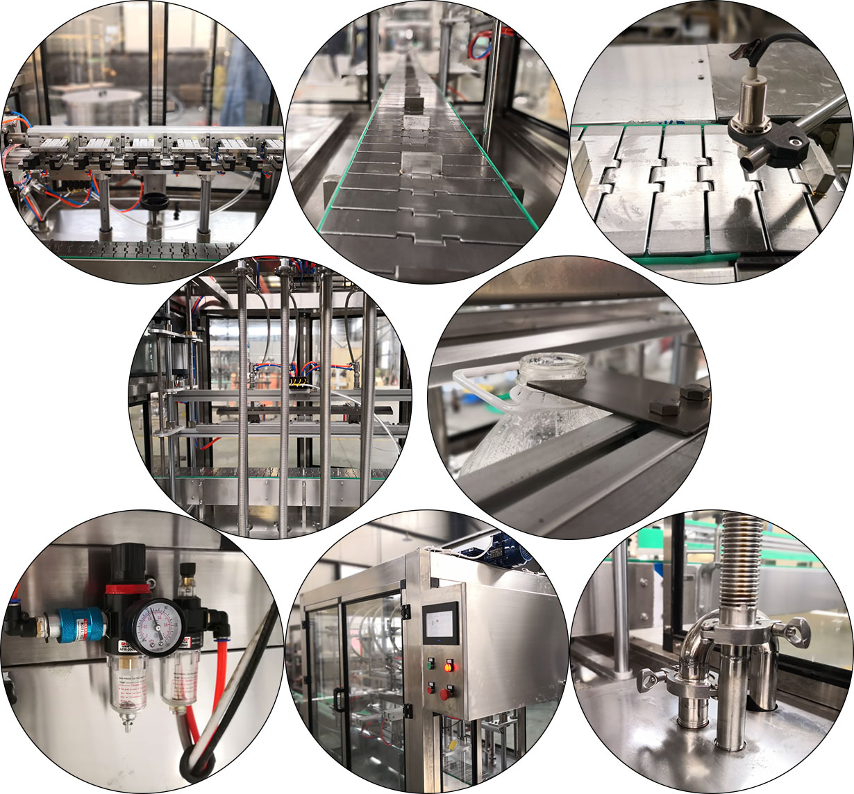 Pinakamahusay na presyo 5-100ml pneumatic na de-boteng makina ng pagpuno ng langis ng makina