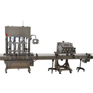 Ang awtomatikong bottling na kagamitan sa likidong 50ml medikal na alkohol na pagpuno ng makina