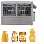 Awtomatikong Servo Piston Type Sauce Honey Jam High Viscosity Liquid Filling Capping Labeling Machine Line