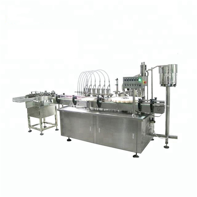10ml 30ml 50ml Round Glass Bottle Cosmetic Mahalagang Langis sa Pagpuno ng Bottling Machine