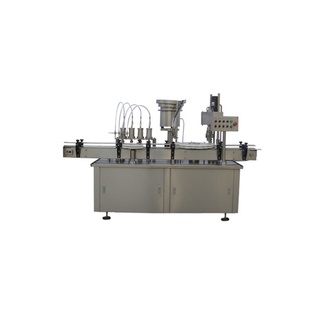 Mainit na nagbebenta ng Awtomatikong bote 2 nozzle pagpuno machine halamang-singaw bulaklak mahahalagang langis vial Filling Capping Machine